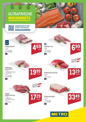 Angebote Metro - 20.7.2025 - 26.7.2025.