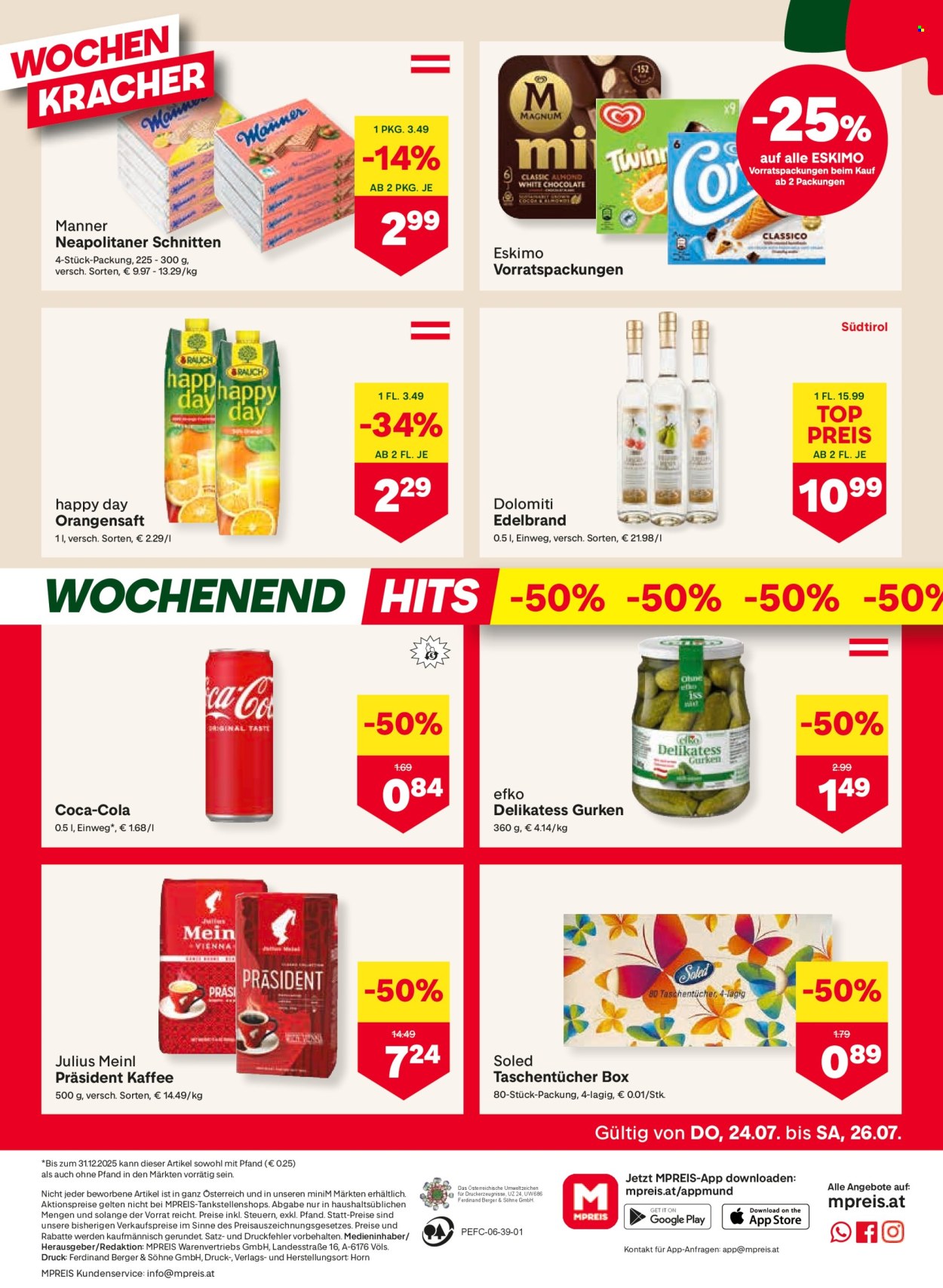Angebote MPREIS - 24.7.2025 - 30.7.2025. Seite 12