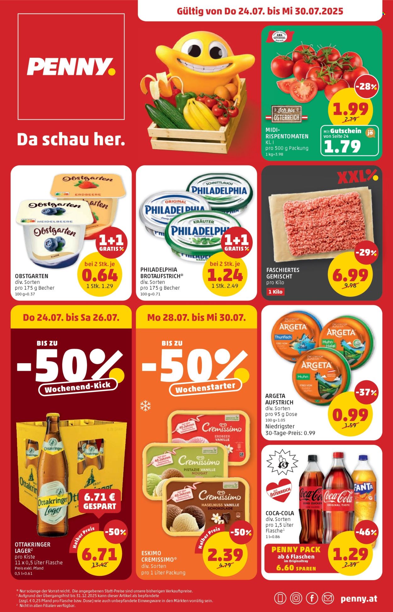 Angebote Penny - 24.7.2025 - 30.7.2025. Seite 1