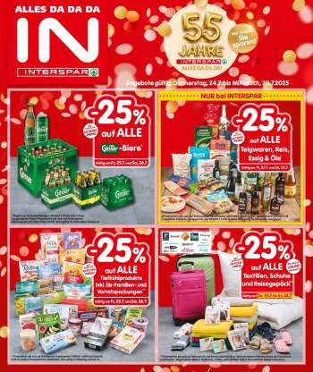 Angebote INTERSPAR - 24.7.2025 - 30.7.2025.