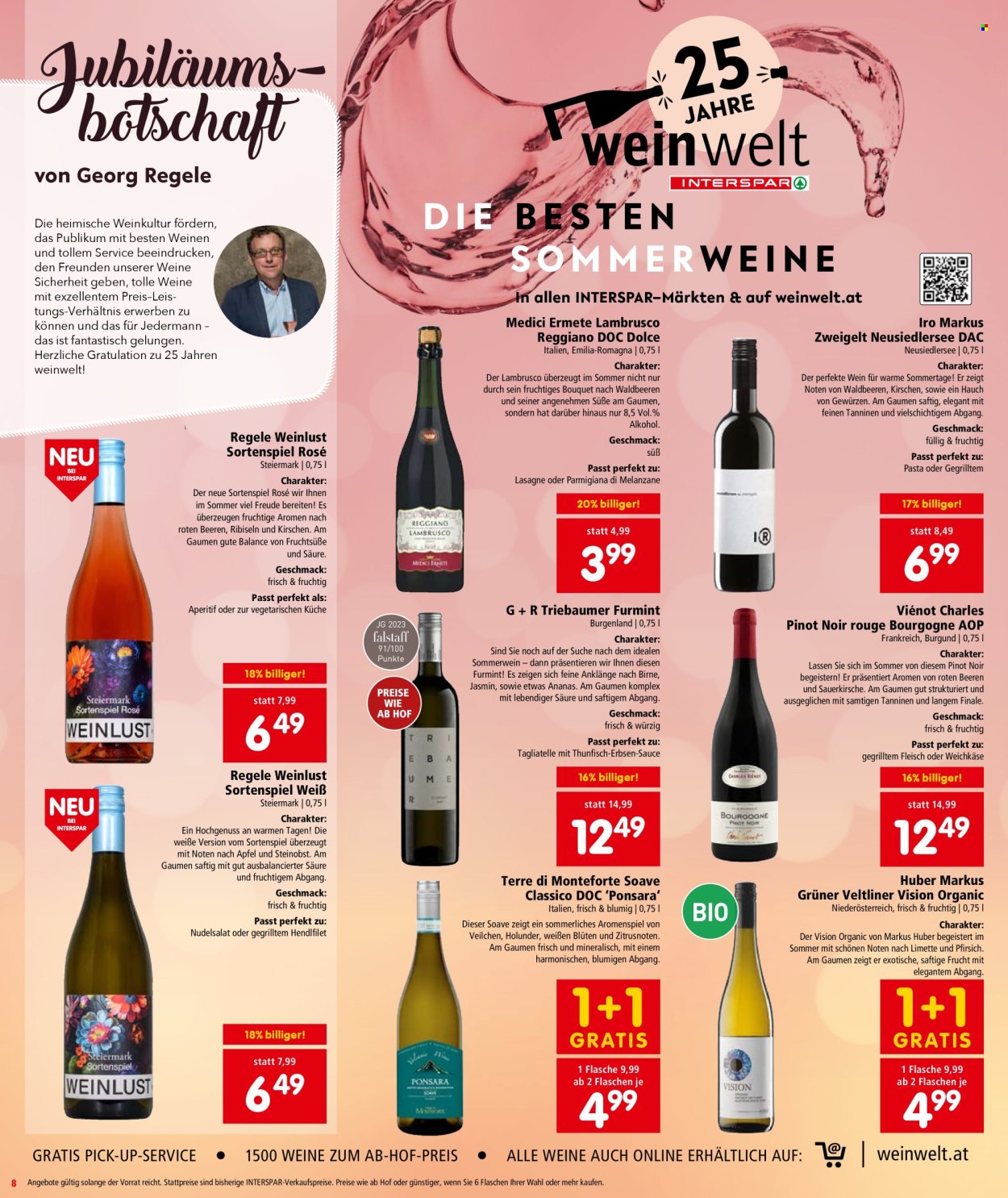 Angebote INTERSPAR - 24.7.2025 - 30.7.2025. Seite 8