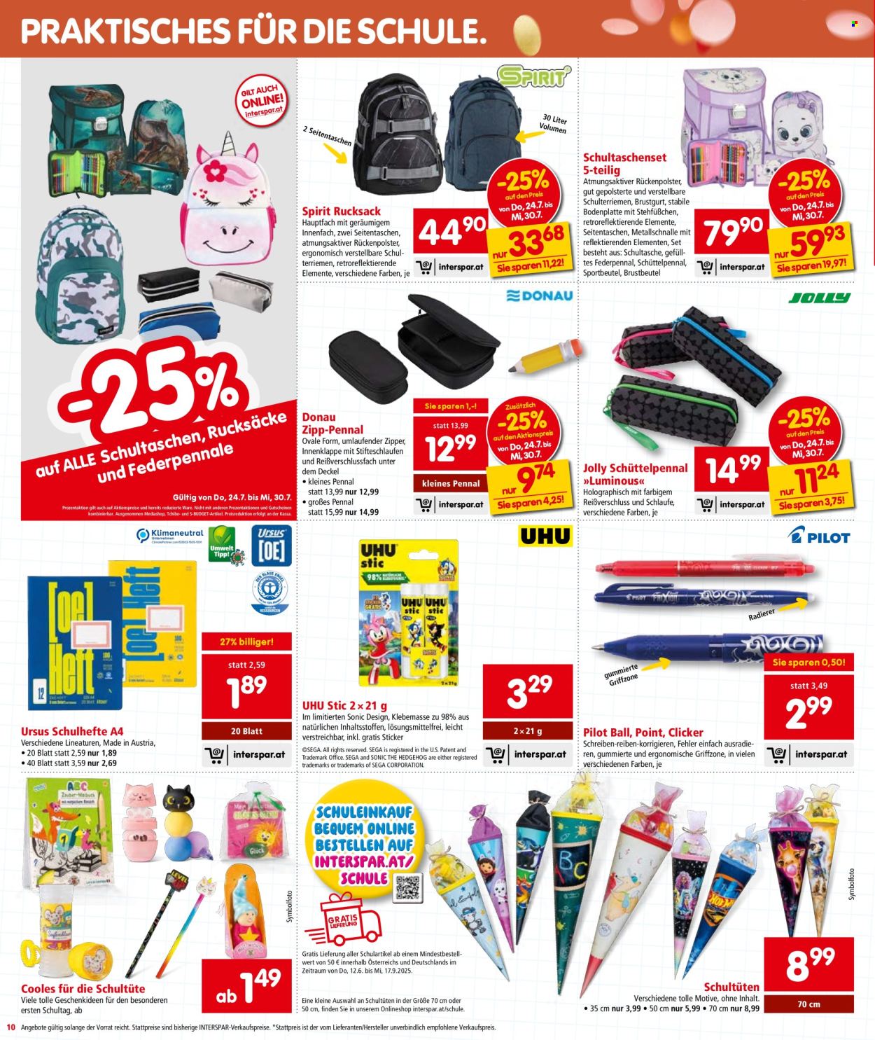 Angebote INTERSPAR - 24.7.2025 - 30.7.2025. Seite 10