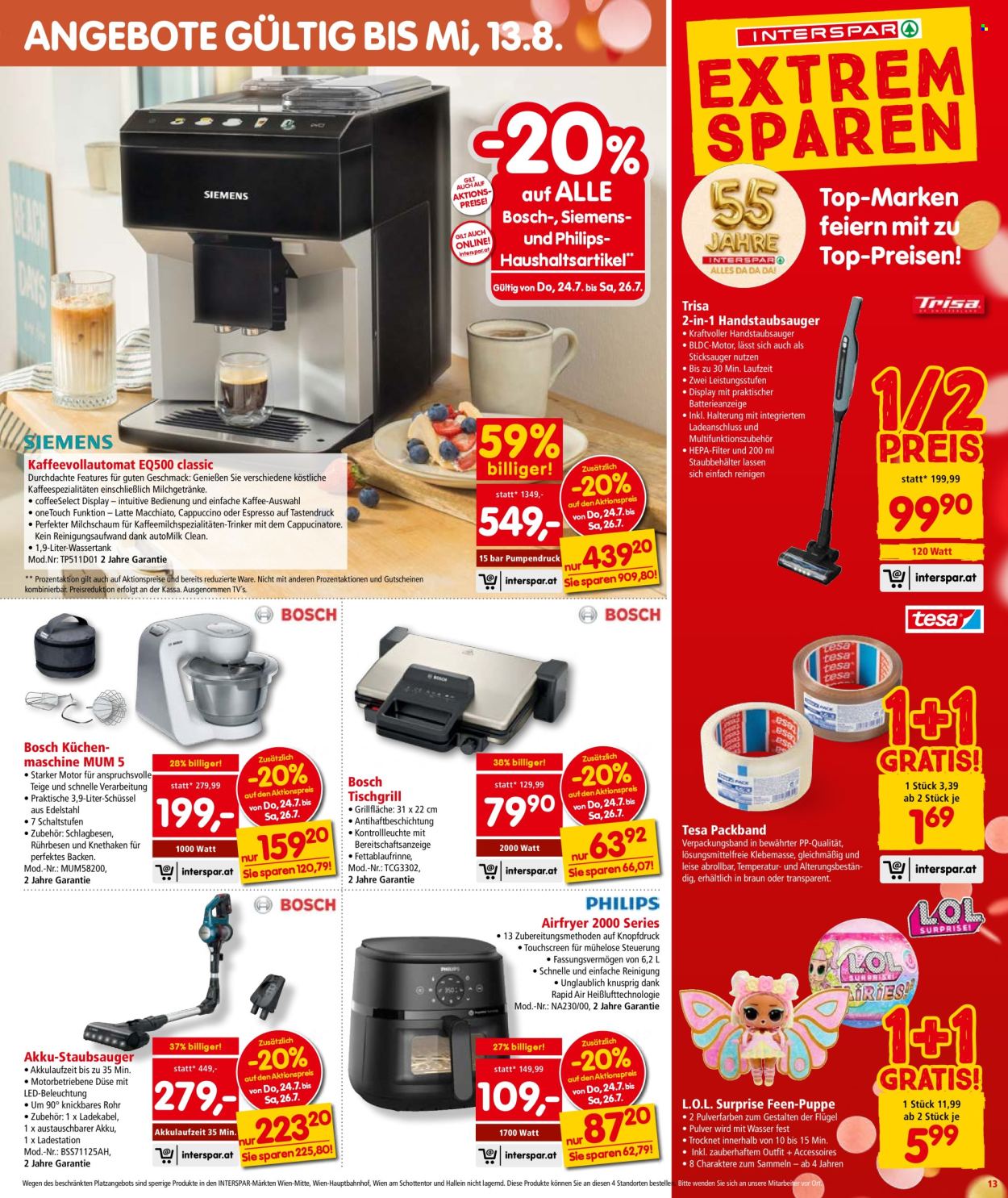 Angebote INTERSPAR - 24.7.2025 - 30.7.2025. Seite 13
