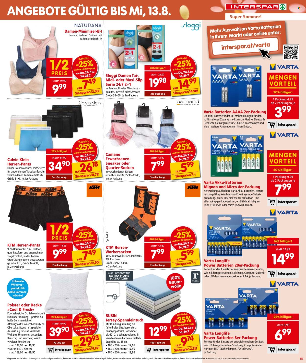 Angebote INTERSPAR - 24.7.2025 - 30.7.2025. Seite 15