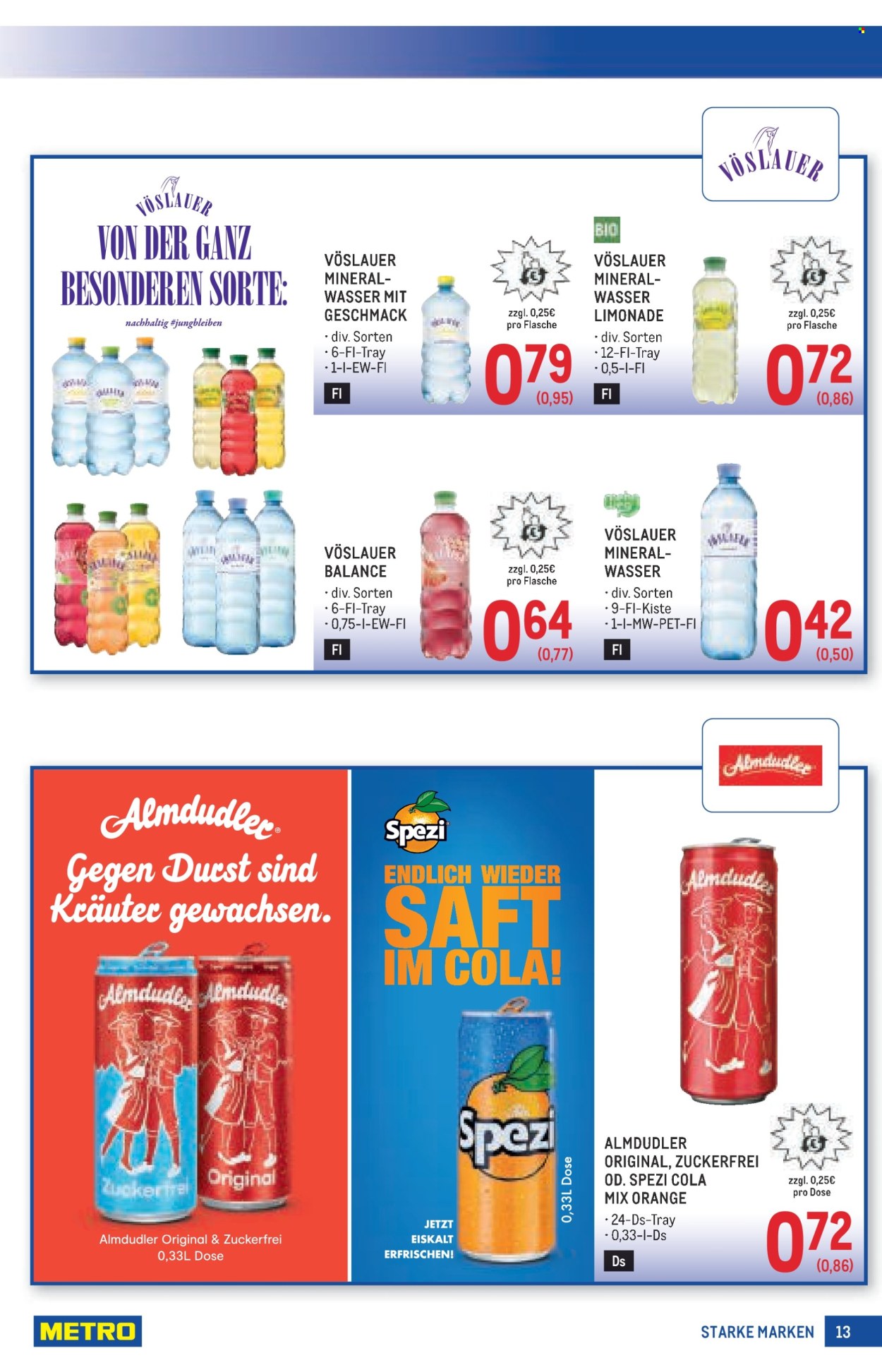 Angebote Metro - 24.7.2025 - 6.8.2025. Seite 13