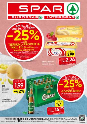 Angebote SPAR - 24.7.2025 - 30.7.2025.