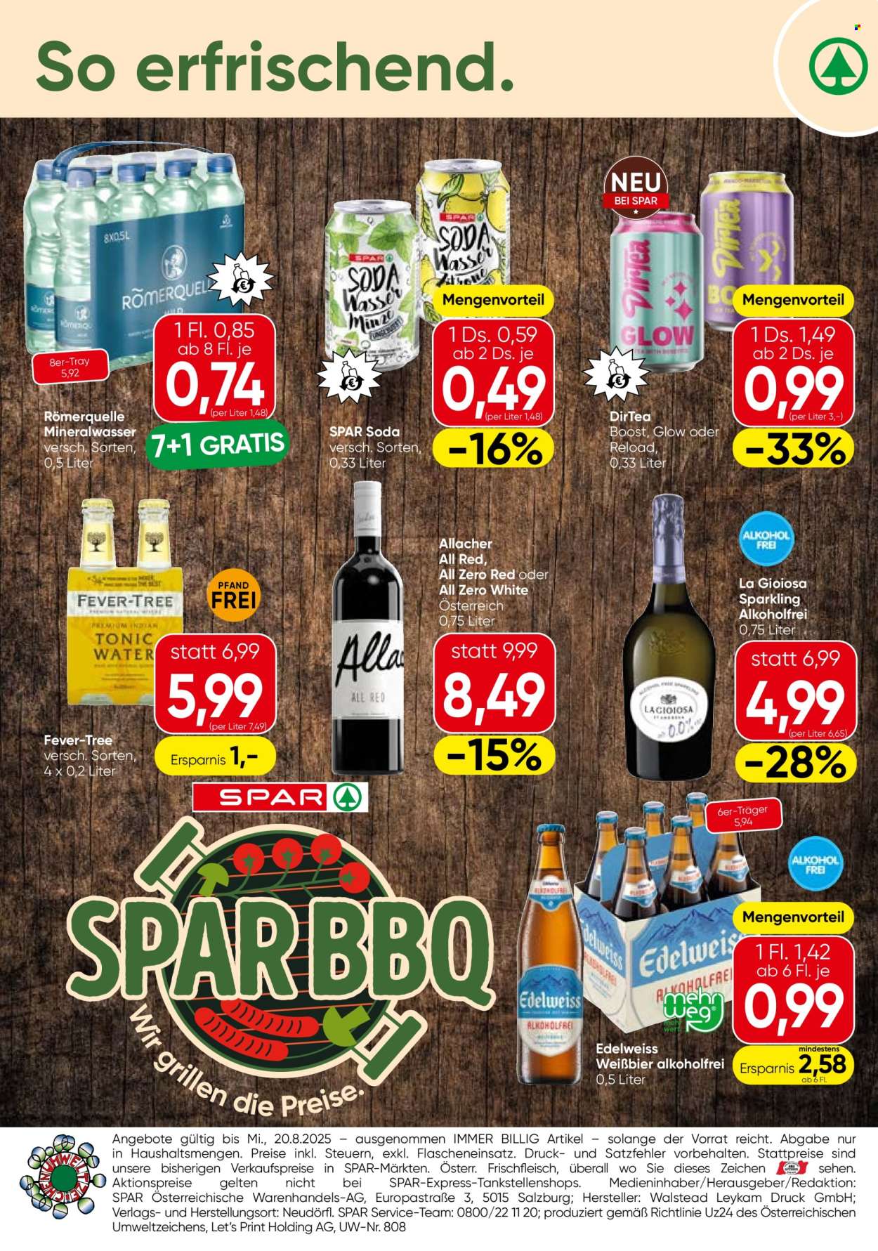 Angebote SPAR - 24.7.2025 - 20.8.2025. Seite 4