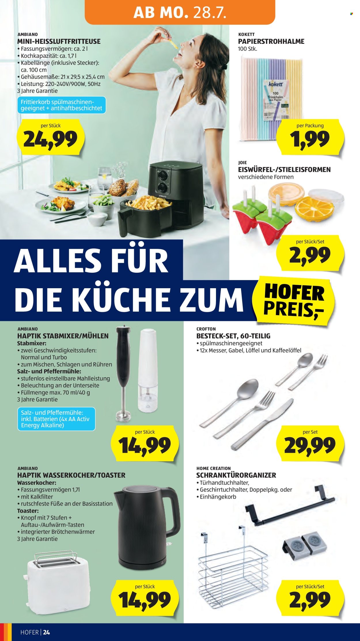 Angebote Hofer - 25.7.2025 - 31.7.2025. Seite 28
