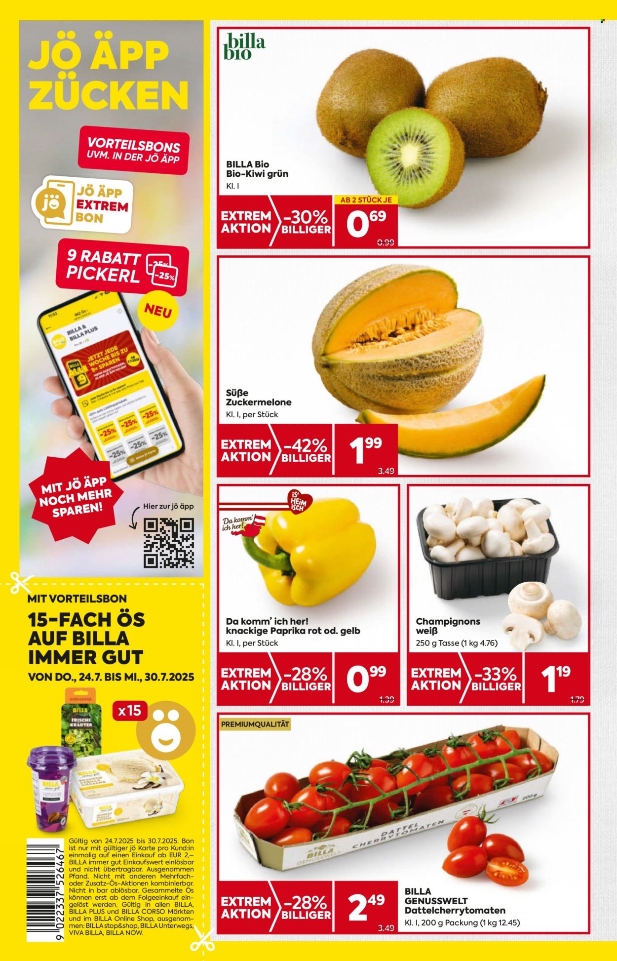 Angebote Billa - 24.7.2025 - 30.7.2025. Seite 4