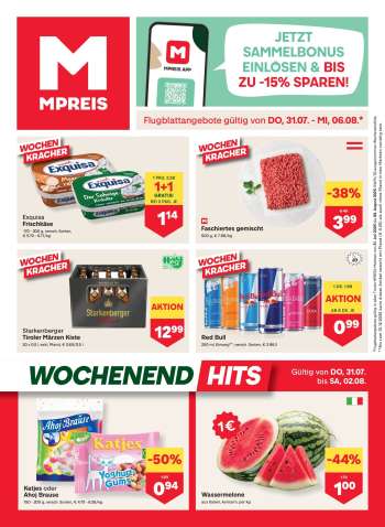 Angebote MPREIS - 31.7.2025 - 6.8.2025.