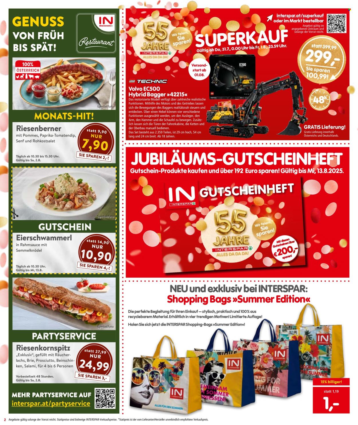 Angebote INTERSPAR - 31.7.2025 - 13.8.2025. Seite 2
