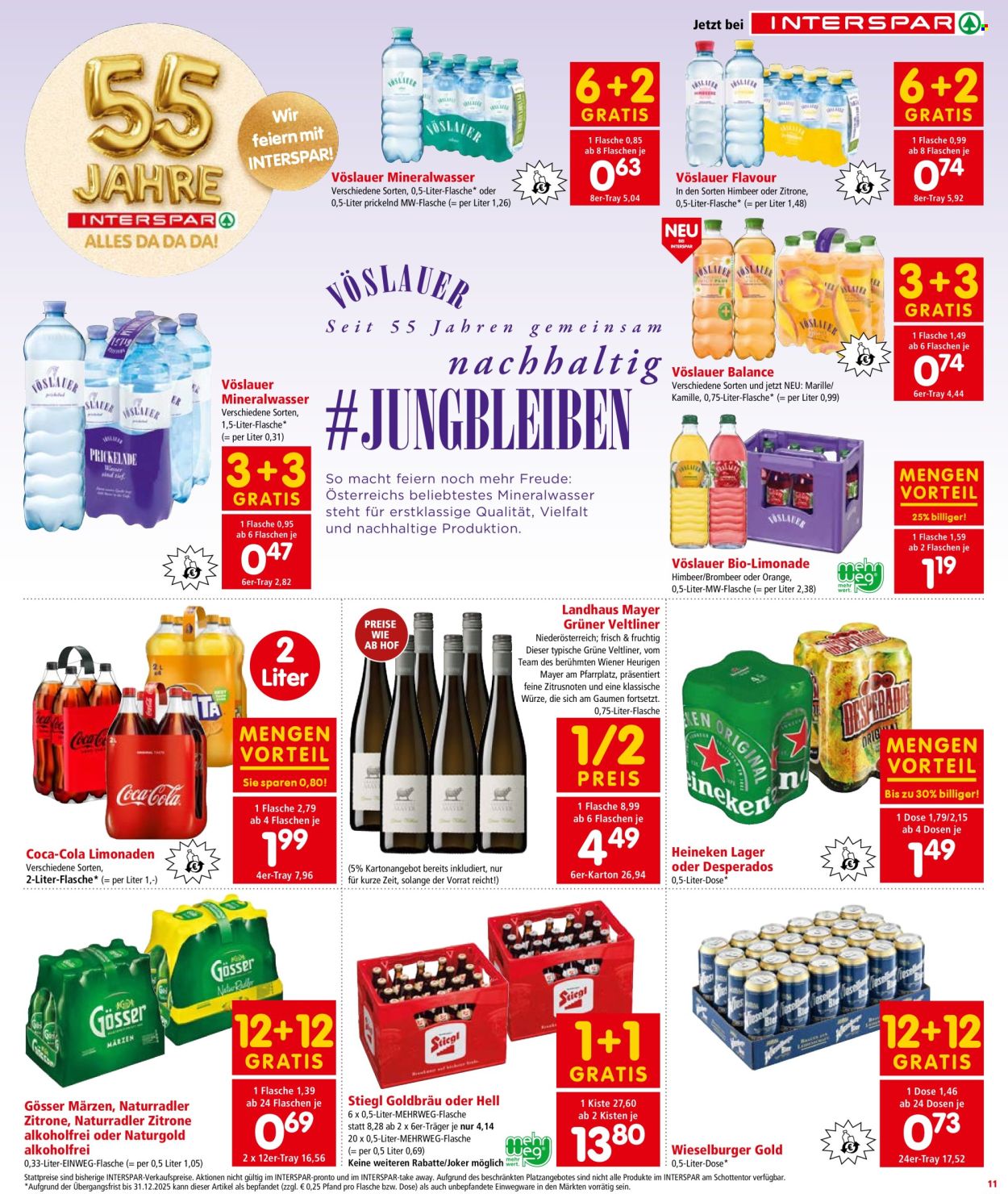 Angebote INTERSPAR - 31.7.2025 - 13.8.2025. Seite 11