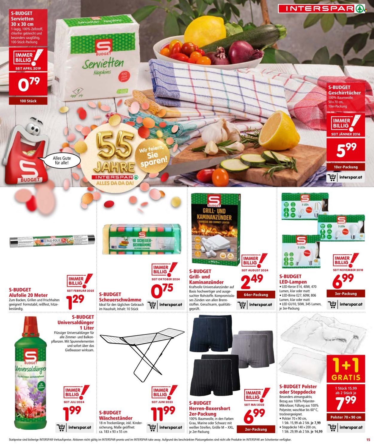 Angebote INTERSPAR - 31.7.2025 - 13.8.2025. Seite 15