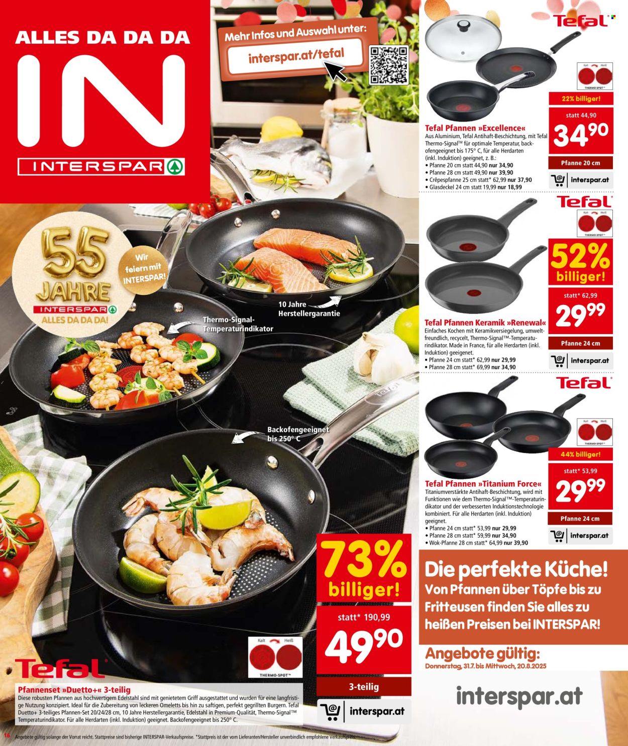 Angebote INTERSPAR - 31.7.2025 - 13.8.2025. Seite 16