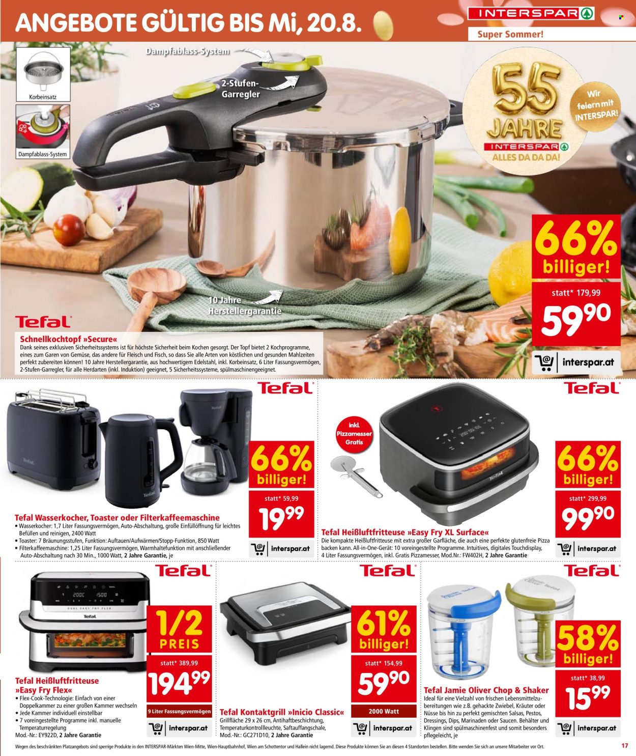 Angebote INTERSPAR - 31.7.2025 - 13.8.2025. Seite 17