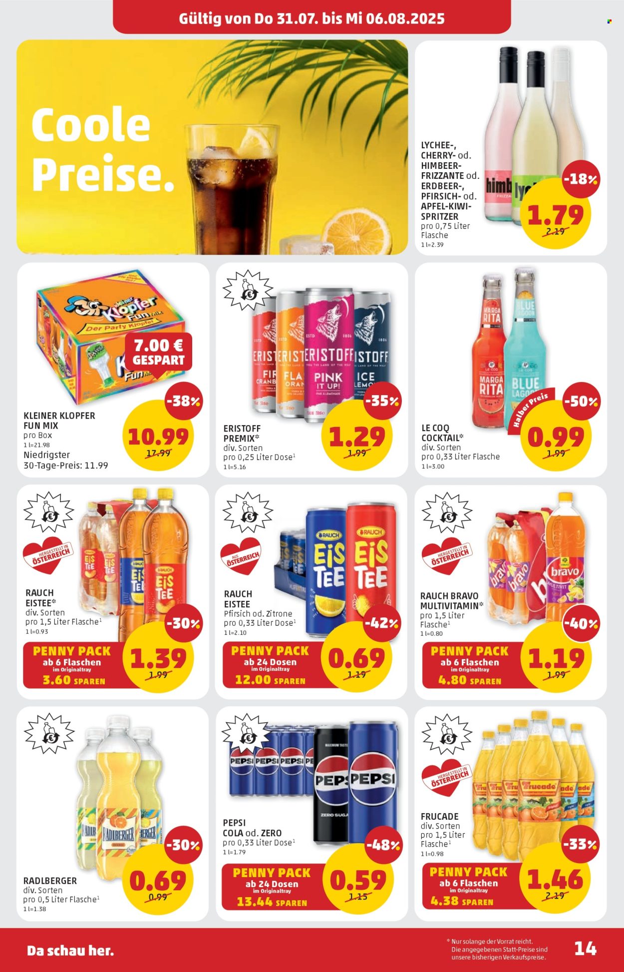 Angebote Penny - 31.7.2025 - 6.8.2025. Seite 14
