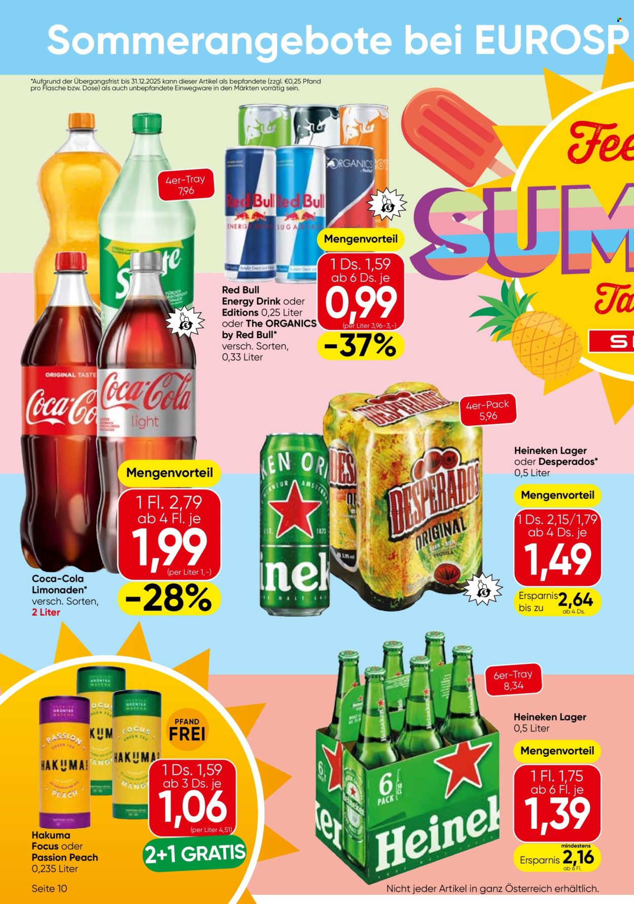 Angebote EUROSPAR - 31.7.2025 - 13.8.2025. Seite 10