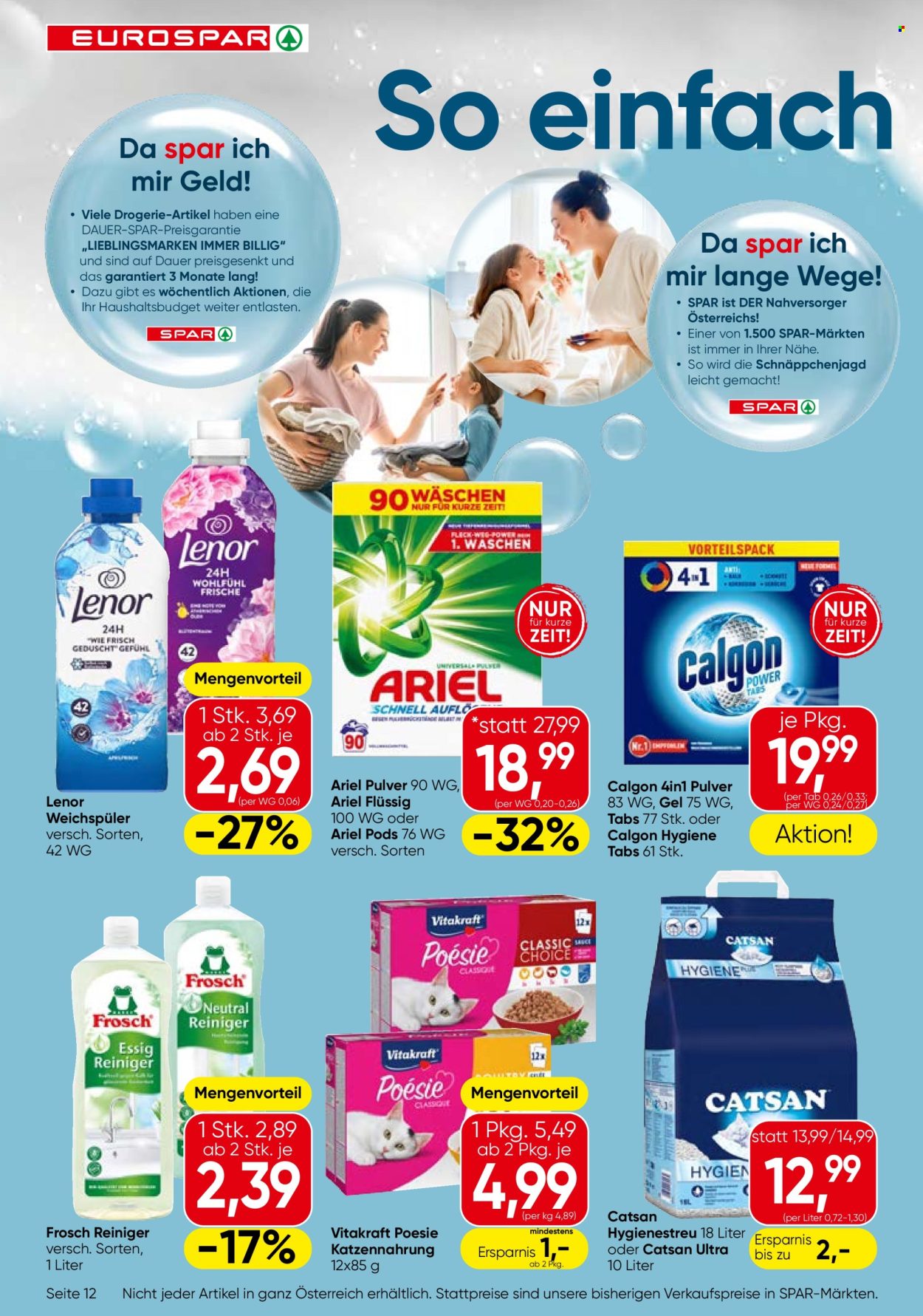 Angebote EUROSPAR - 31.7.2025 - 13.8.2025. Seite 12