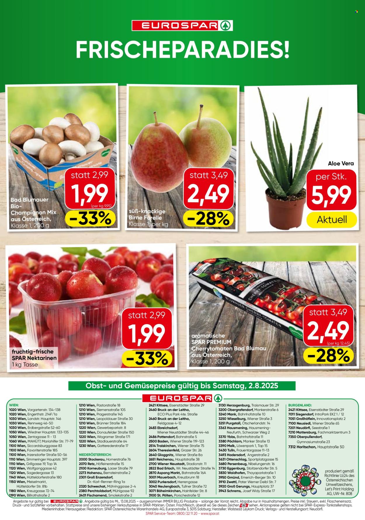 Angebote SPAR - 31.7.2025 - 13.8.2025. Seite 16