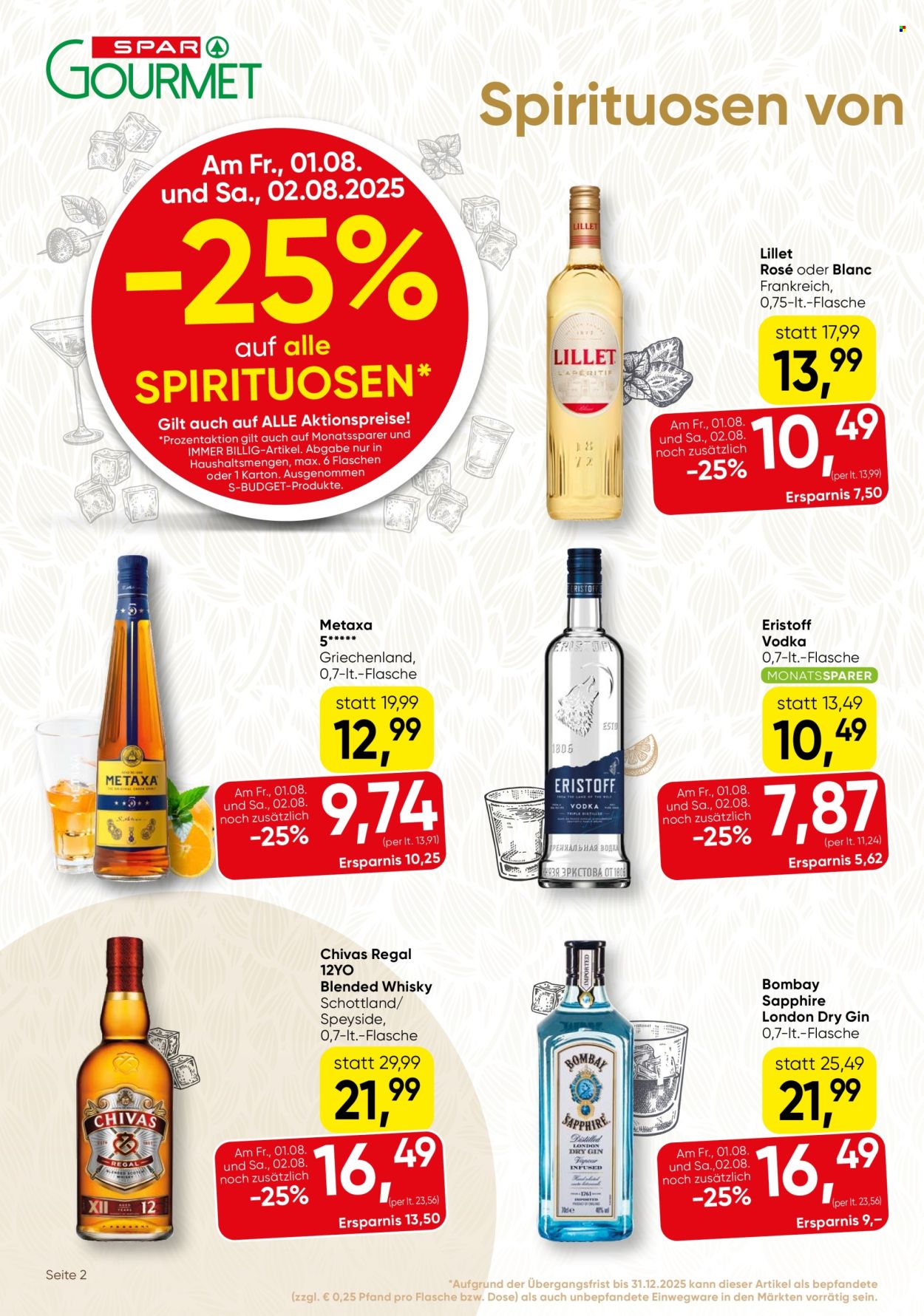 Angebote SPAR - 31.7.2025 - 13.8.2025. Seite 2
