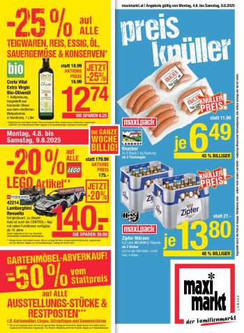 Angebote Maximarkt - 4.8.2025 - 9.8.2025.