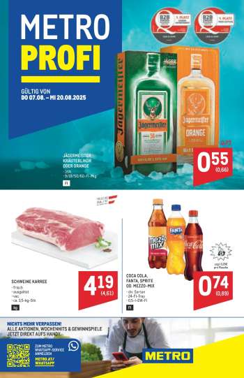 Angebote Metro - 7.8.2025 - 20.8.2025.