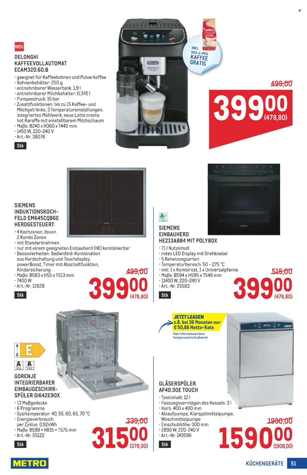 Angebote Metro - 7.8.2025 - 20.8.2025. Seite 51