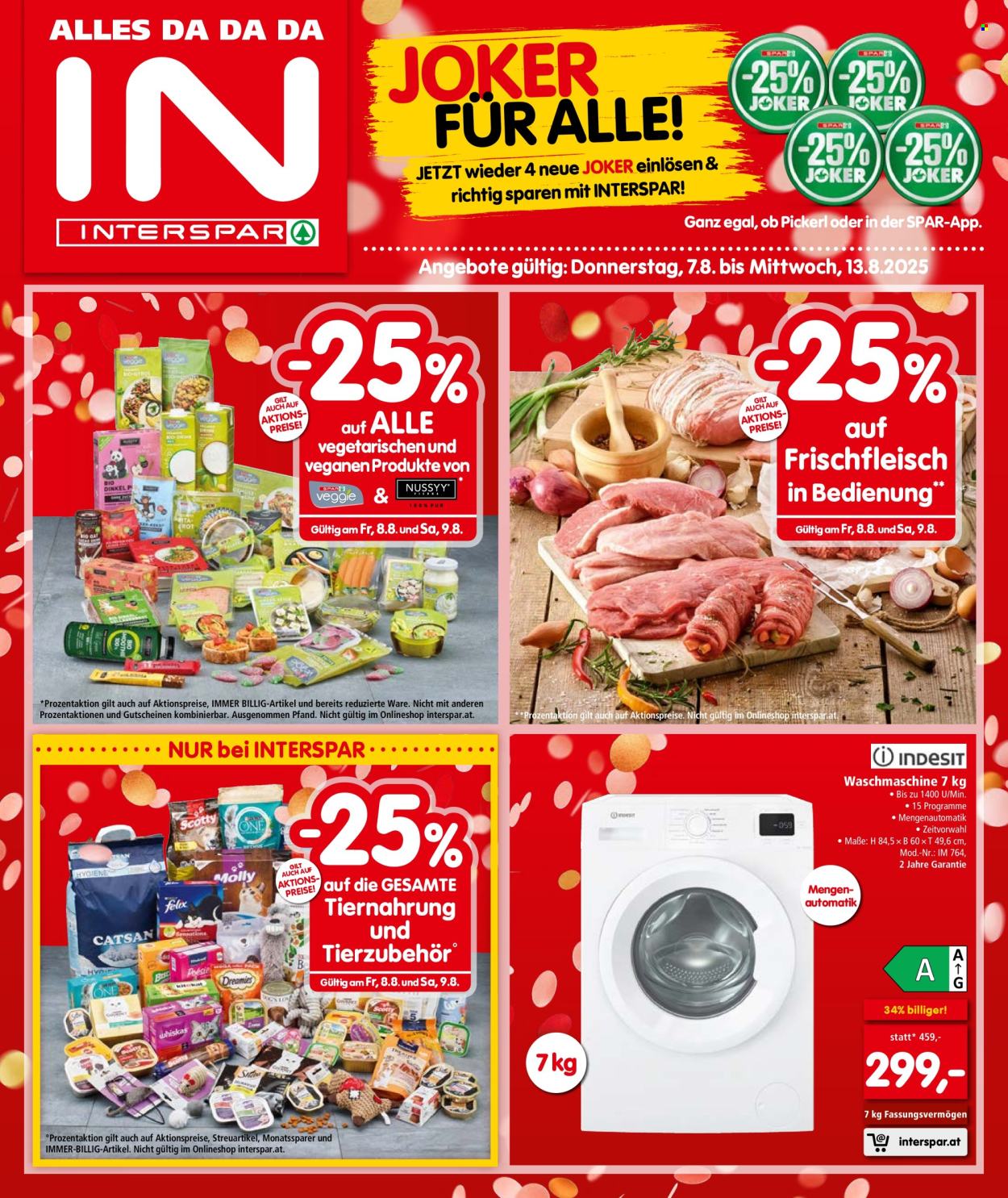 Angebote INTERSPAR - 7.8.2025 - 13.8.2025. Seite 1