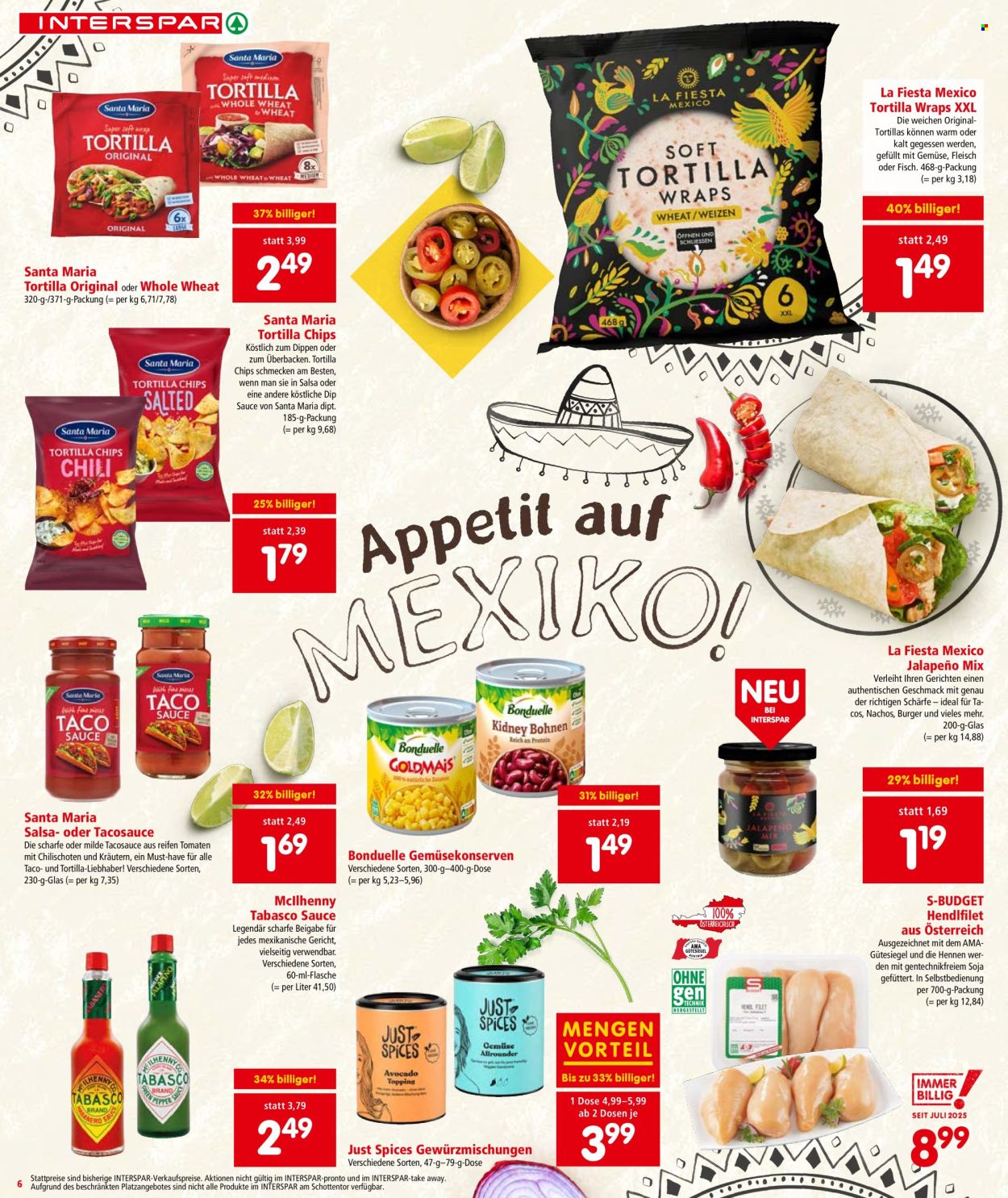 Angebote INTERSPAR - 7.8.2025 - 13.8.2025. Seite 6