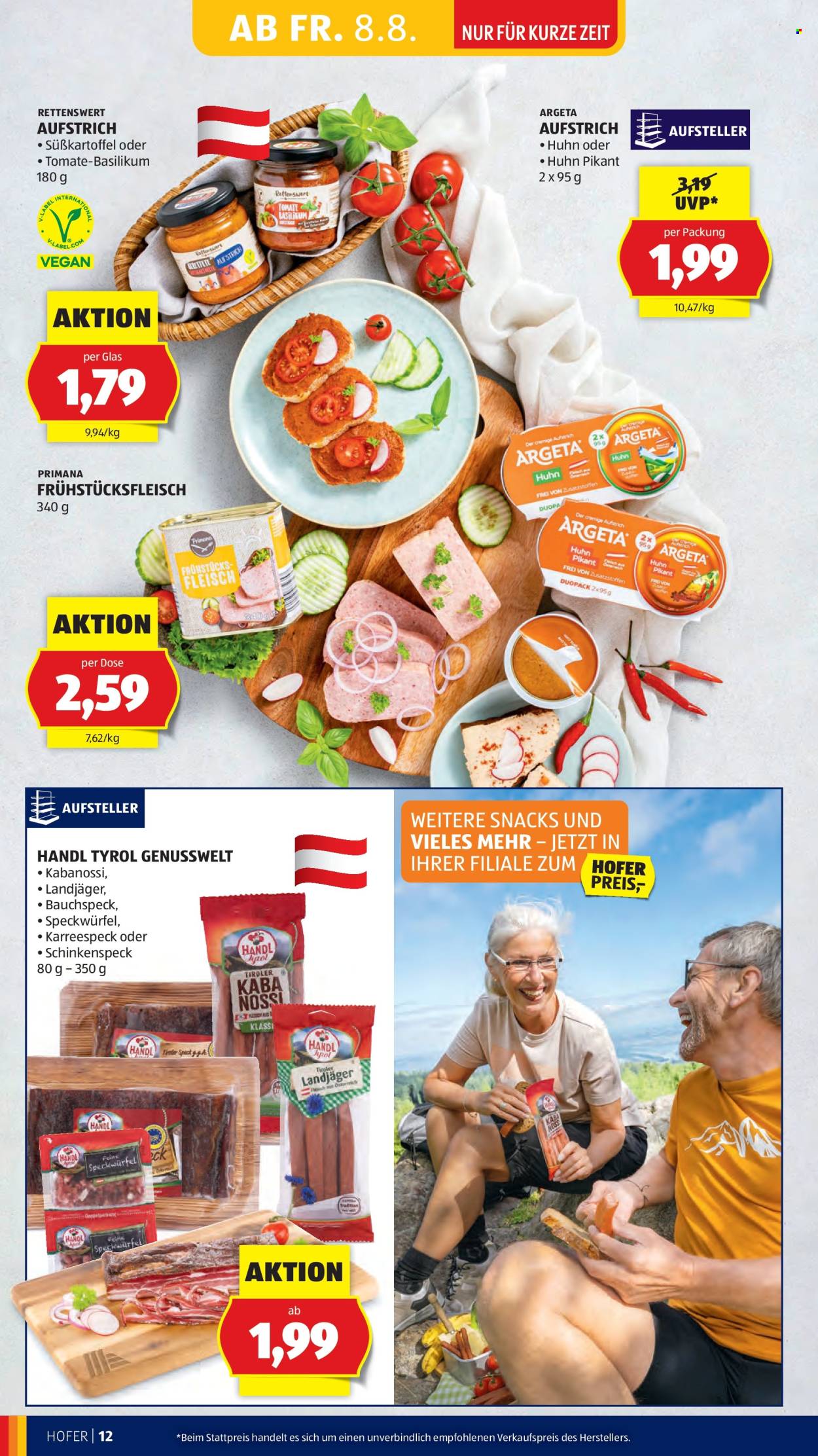 Angebote Hofer - 8.8.2025 - 14.8.2025. Seite 14