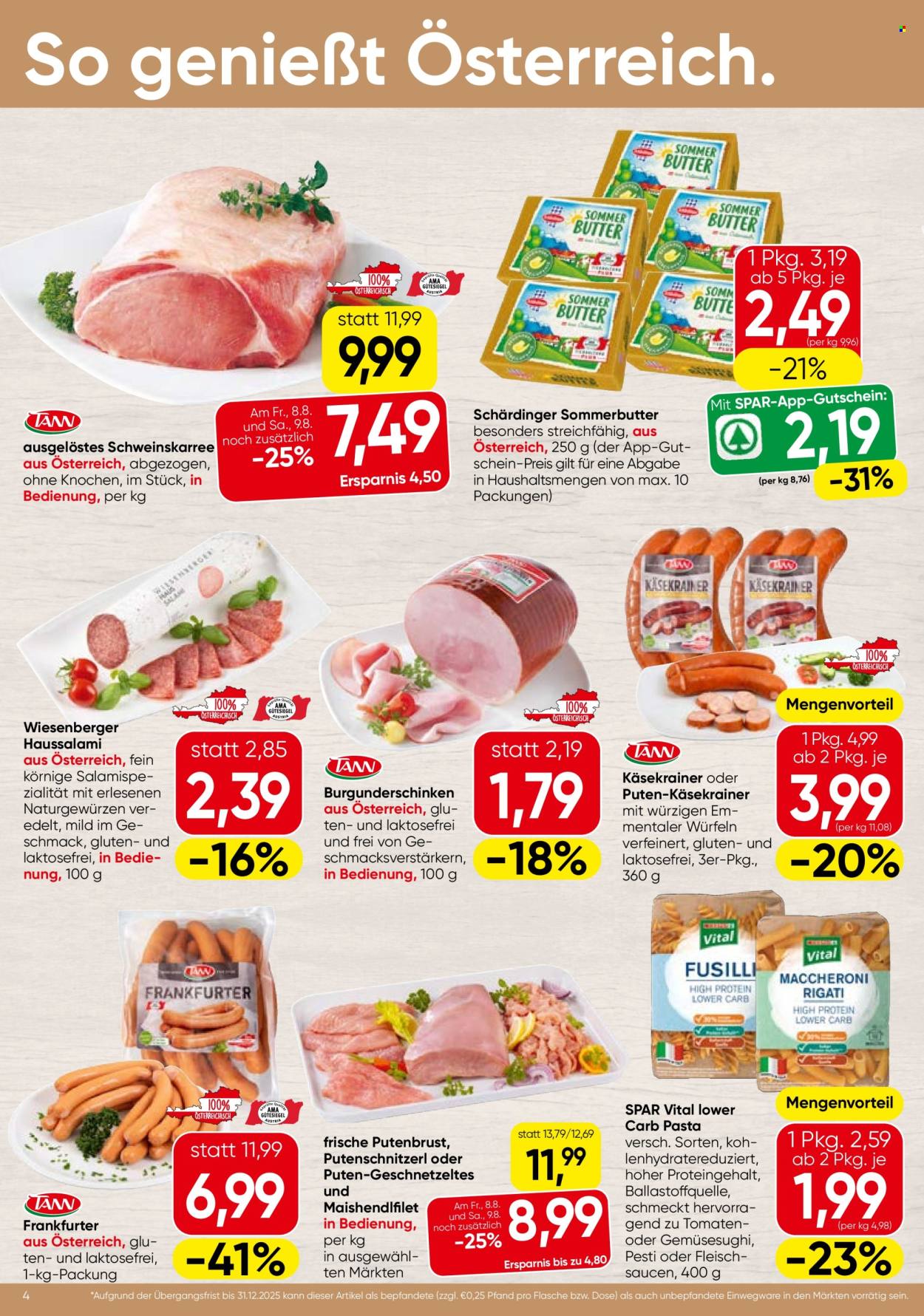 Angebote SPAR - 7.8.2025 - 13.8.2025. Seite 4