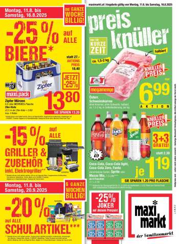 Angebote Maximarkt - 11.8.2025 - 16.8.2025.