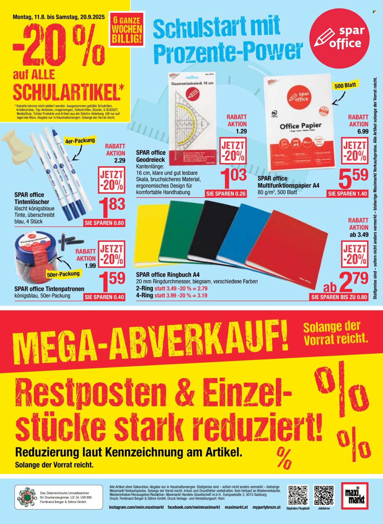 Angebote Maximarkt - 11.8.2025 - 16.8.2025. Seite 20