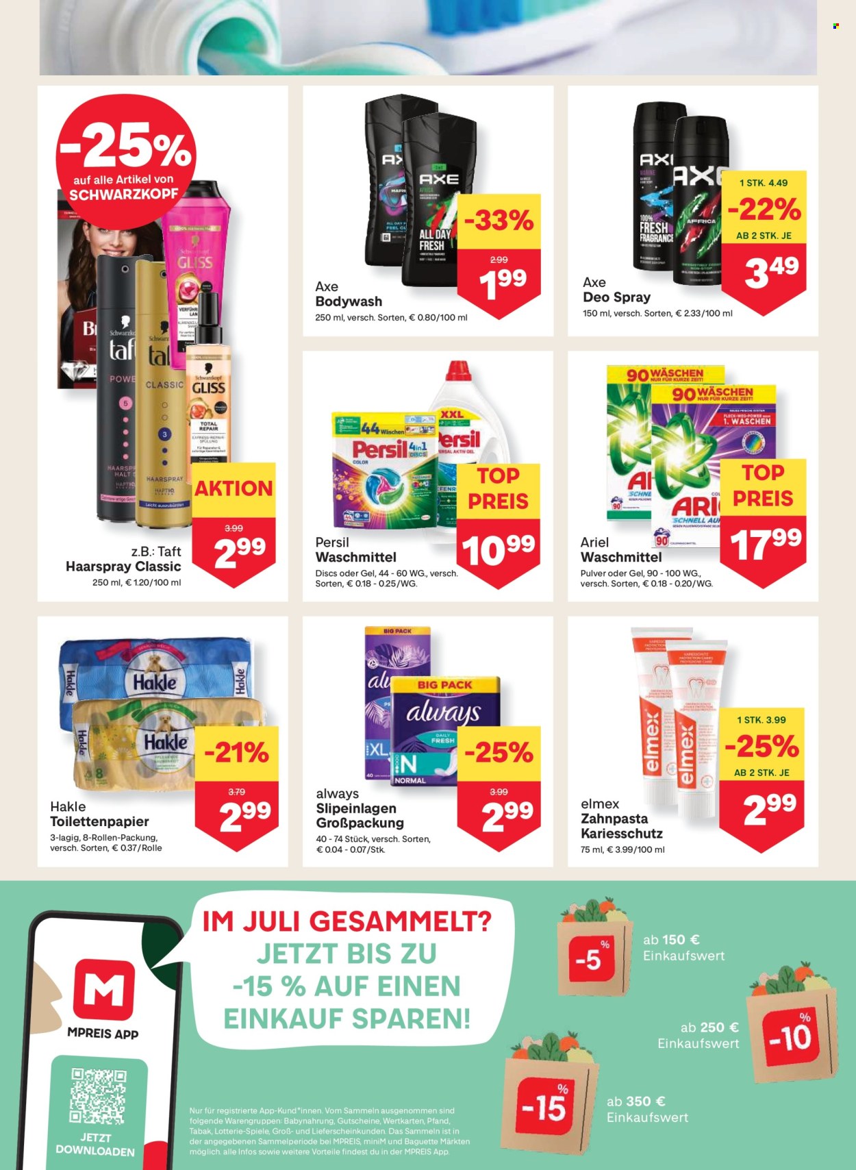 Angebote MPREIS - 13.8.2025 - 20.8.2025. Seite 10
