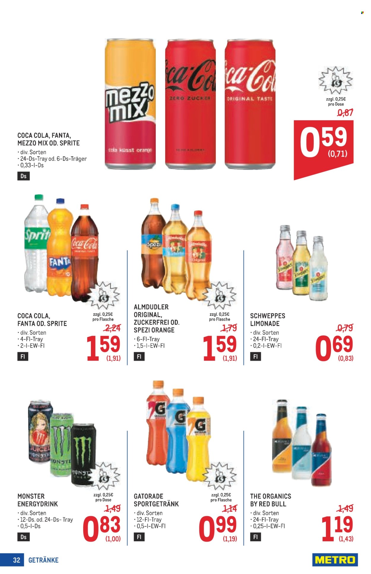 Angebote Metro - 21.8.2025 - 3.9.2025. Seite 32