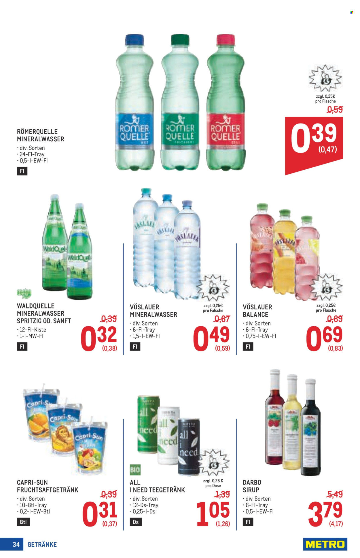 Angebote Metro - 21.8.2025 - 3.9.2025. Seite 34