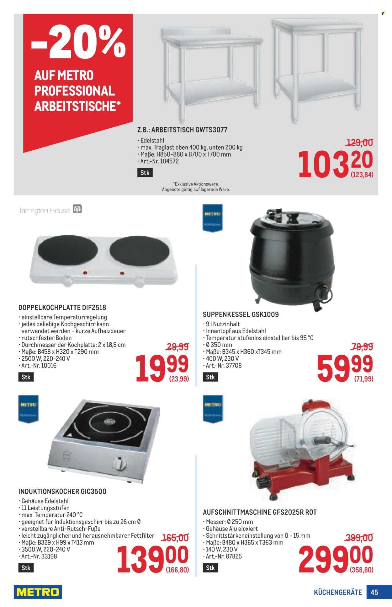 Angebote Metro - 21.8.2025 - 3.9.2025. Seite 45