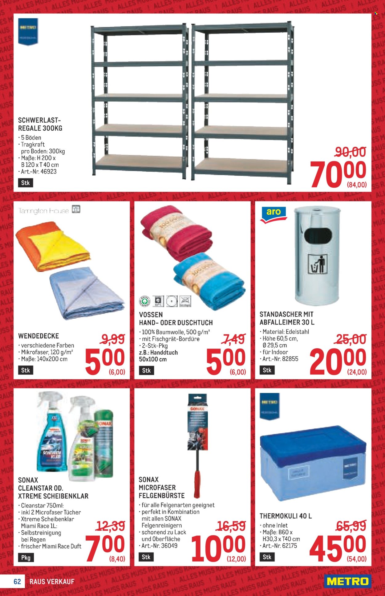Angebote Metro - 21.8.2025 - 3.9.2025. Seite 62