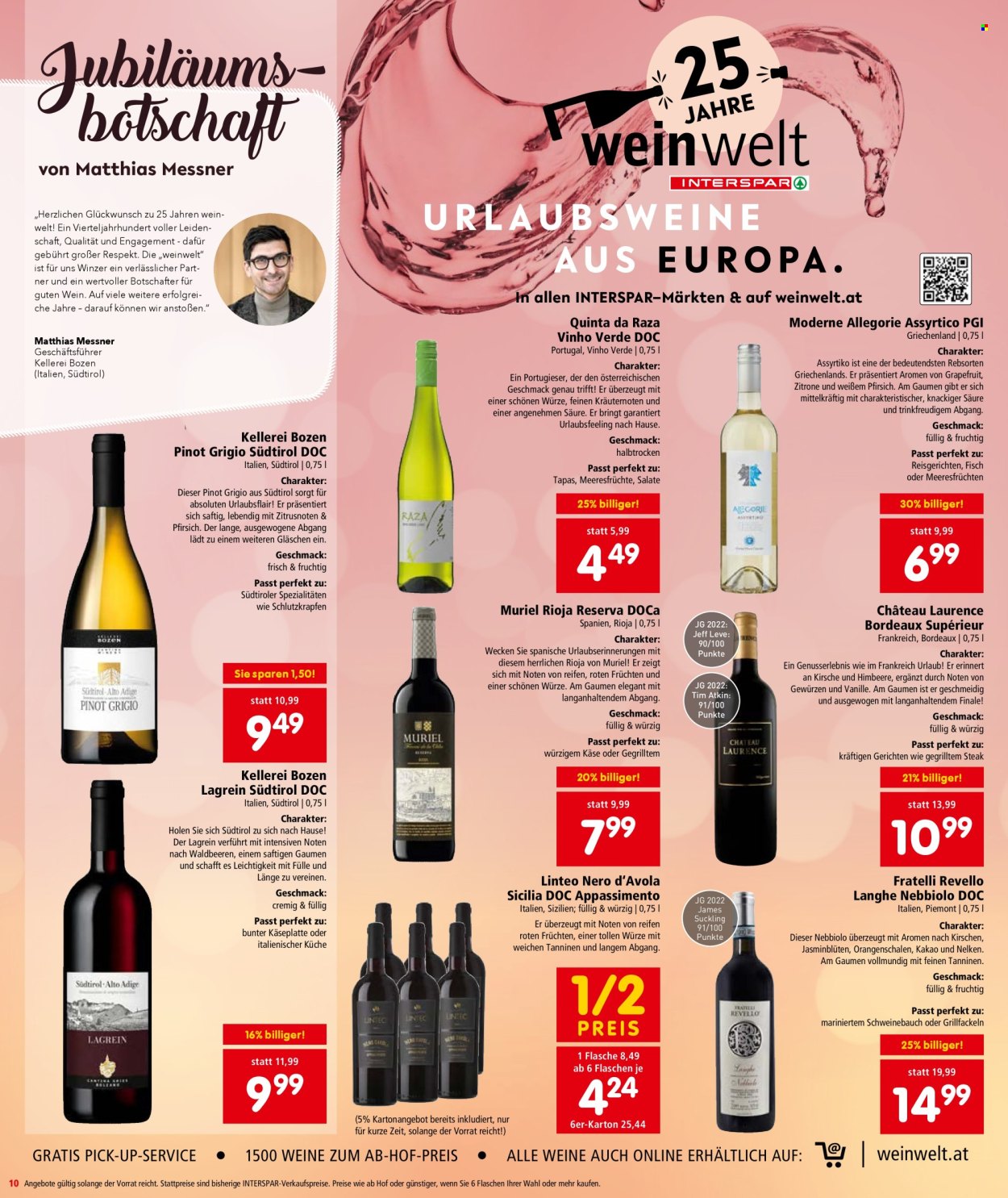Angebote INTERSPAR - 14.8.2025 - 27.8.2025. Seite 10