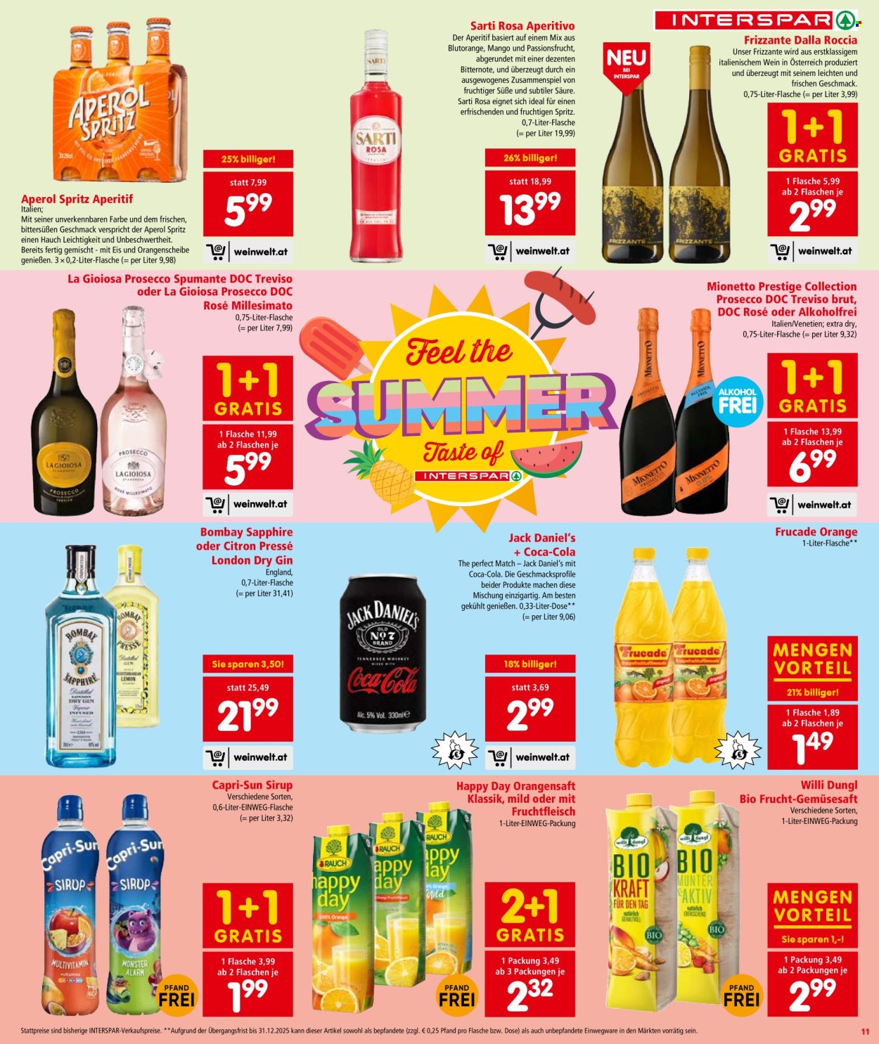 Angebote INTERSPAR - 14.8.2025 - 27.8.2025. Seite 11