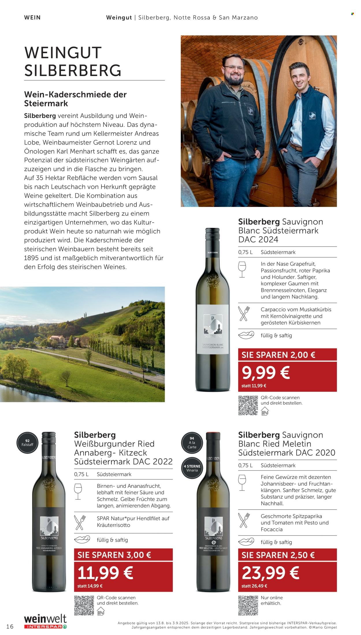 Angebote INTERSPAR - 13.8.2025 - 3.9.2025. Seite 16