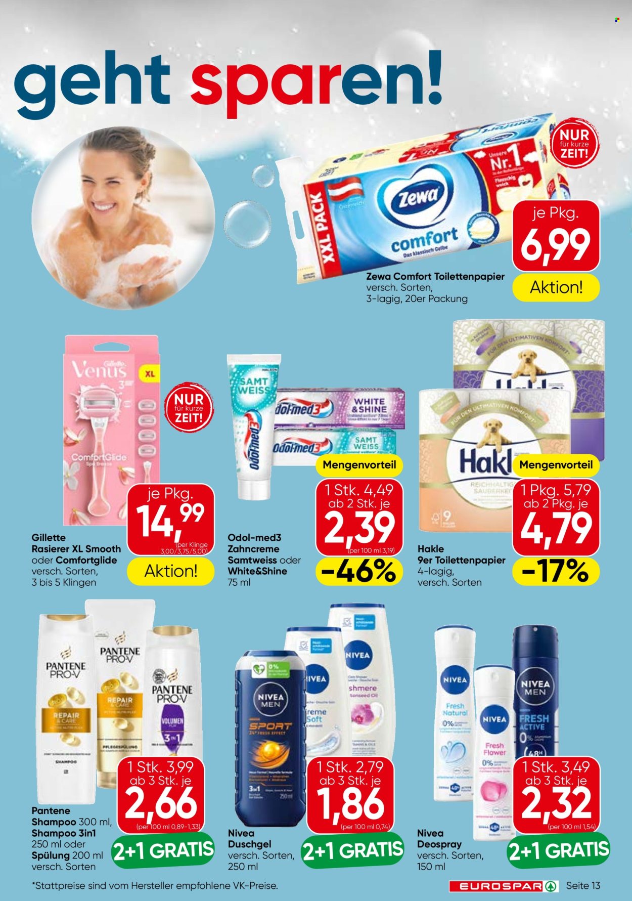 Angebote EUROSPAR - 14.8.2025 - 27.8.2025. Seite 13