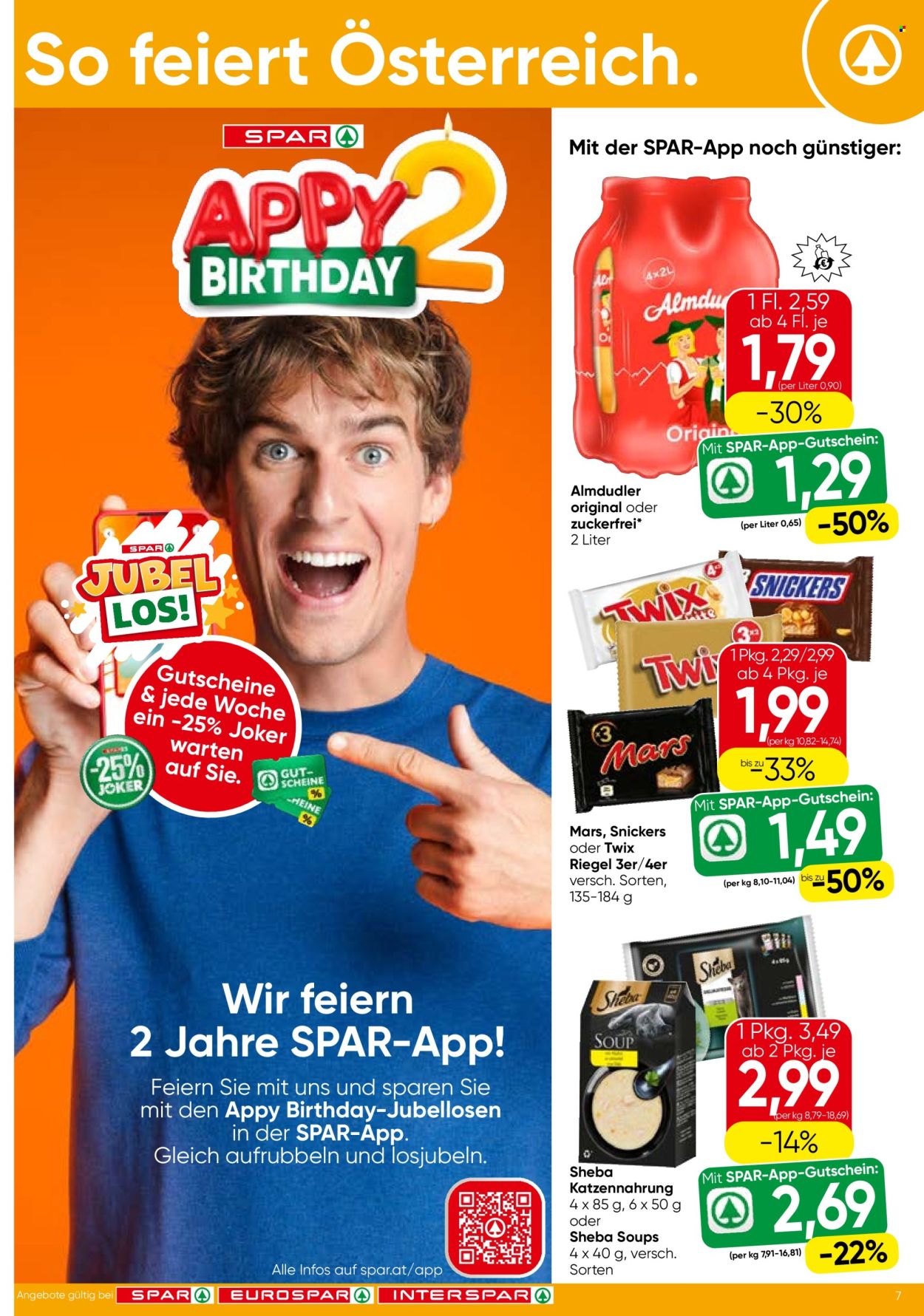 Angebote SPAR - 14.8.2025 - 27.8.2025. Seite 7