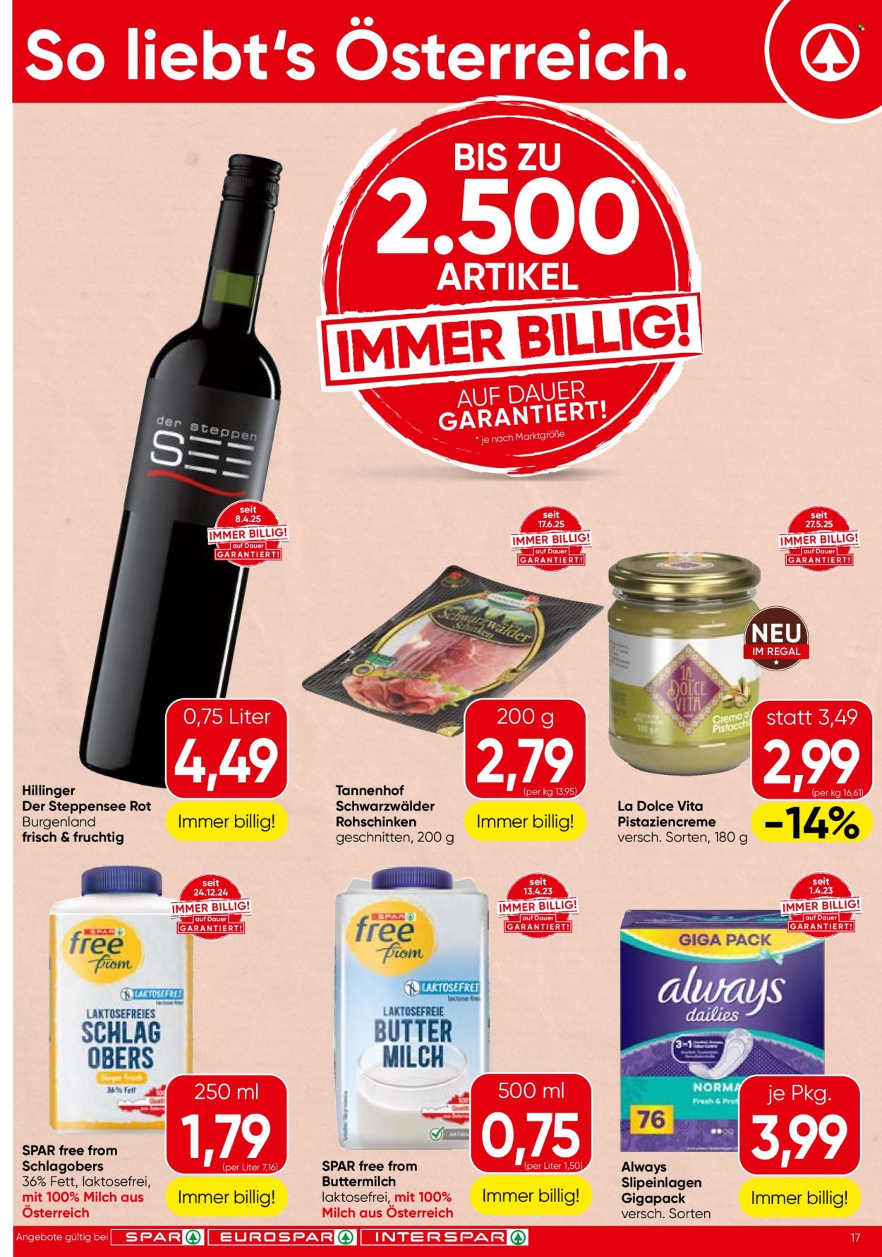Angebote SPAR - 14.8.2025 - 27.8.2025. Seite 17
