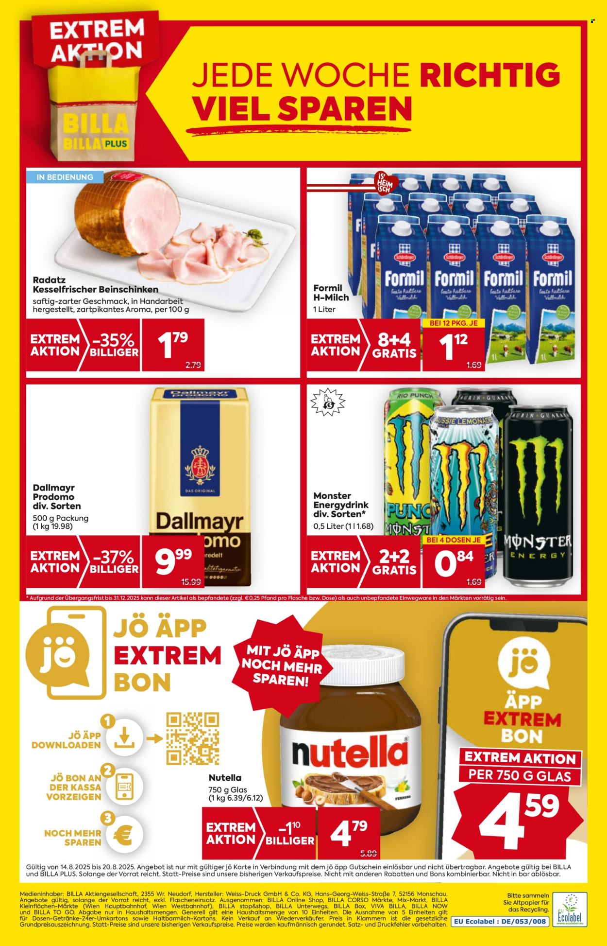 Angebote Billa - 14.8.2025 - 20.8.2025. Seite 16