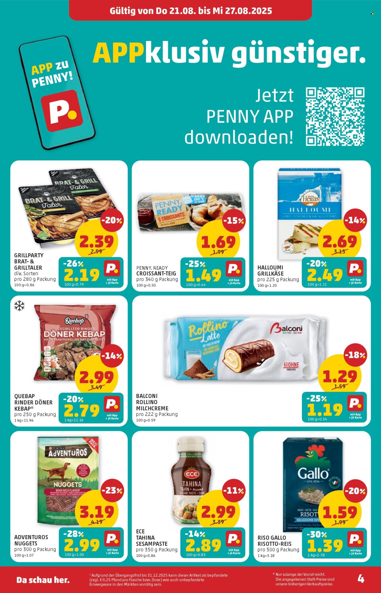 Angebote Penny - 21.8.2025 - 27.8.2025. Seite 4