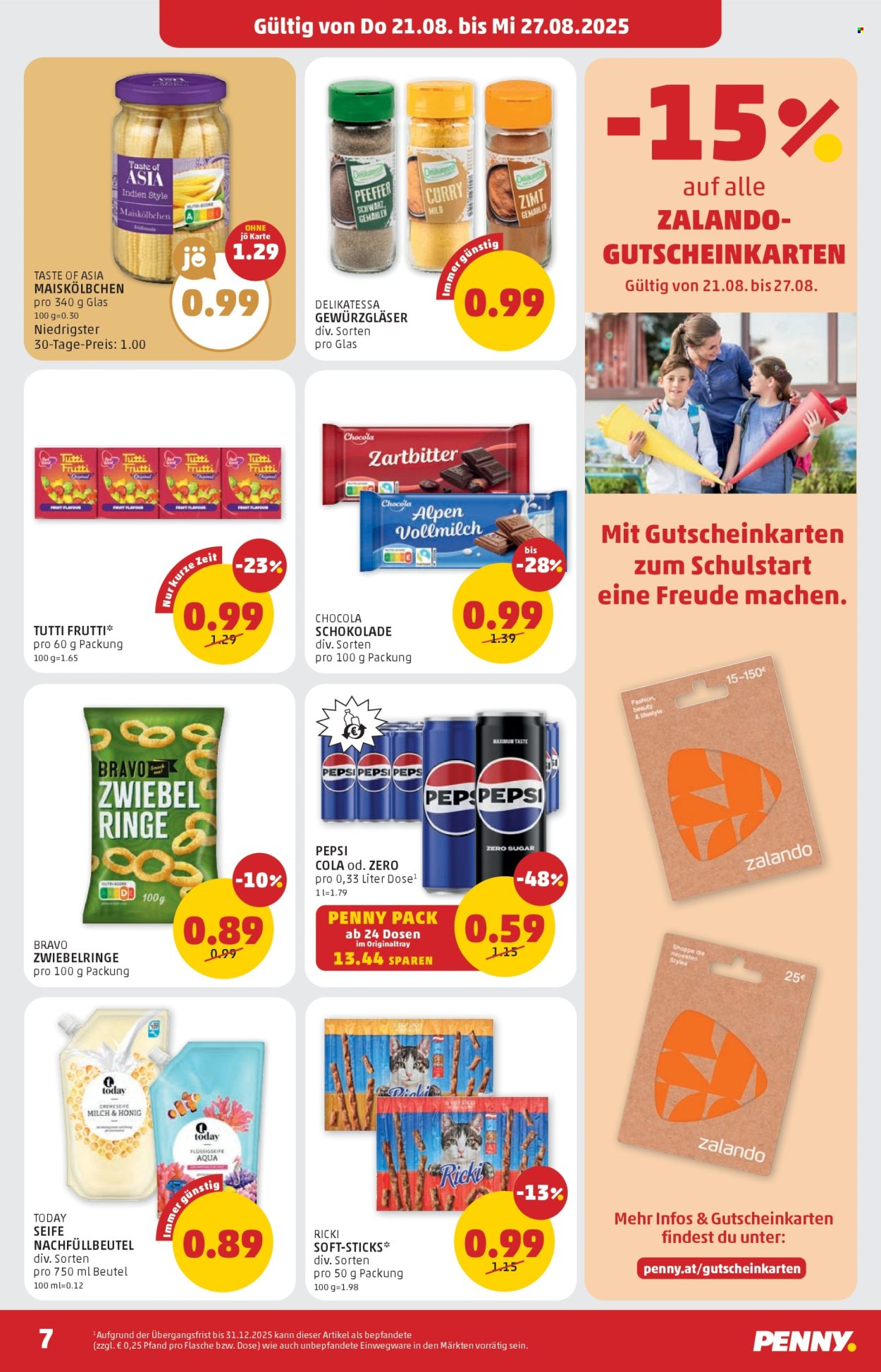 Angebote Penny - 21.8.2025 - 27.8.2025. Seite 7