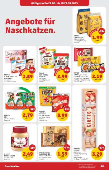 thumbnail - KINDER SCHOKOLADE* od. YOUGRETTE*