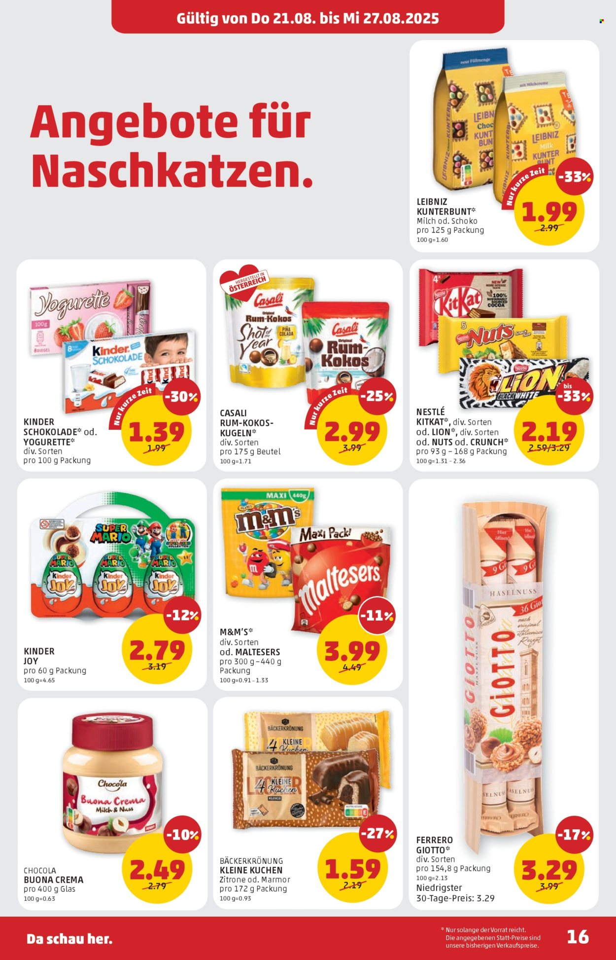Angebote Penny - 21.8.2025 - 27.8.2025. Seite 16