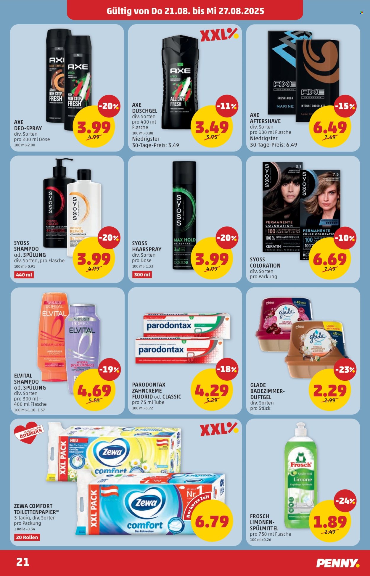 Angebote Penny - 21.8.2025 - 27.8.2025. Seite 21
